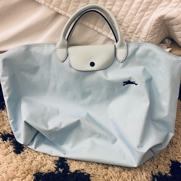 Longchamp Bags Sky Blue Longchamp Travel Bag Poshmark